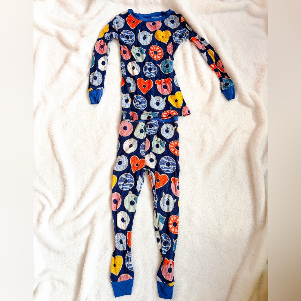 Little Sleepies 2 Piece PJs - 3T Donut Monster print